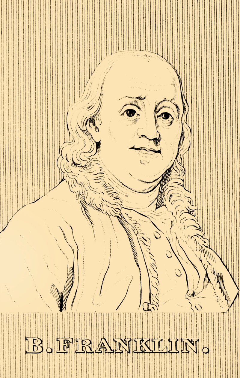B. Franklin, 1706-1790, 1830 door Unbekannt