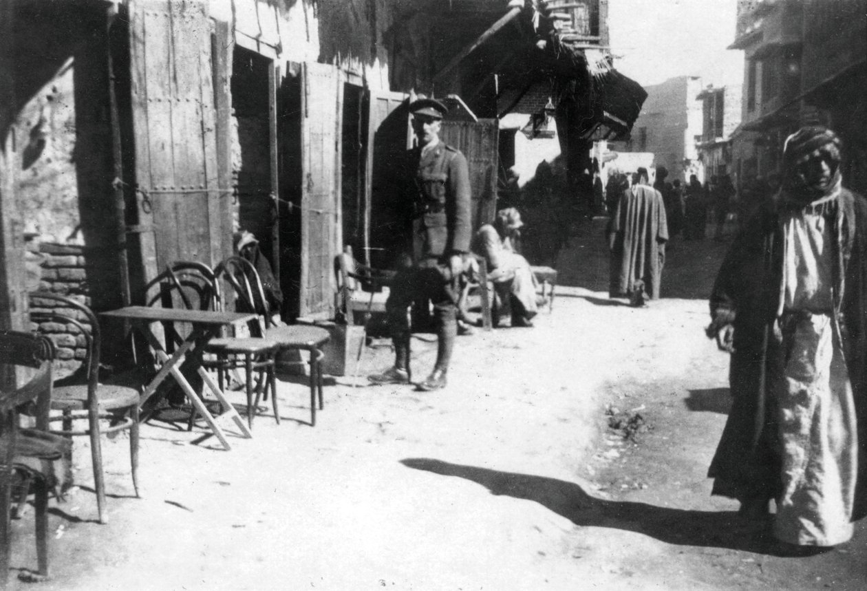Bazaar van Bagdad, 1918 door Unbekannt