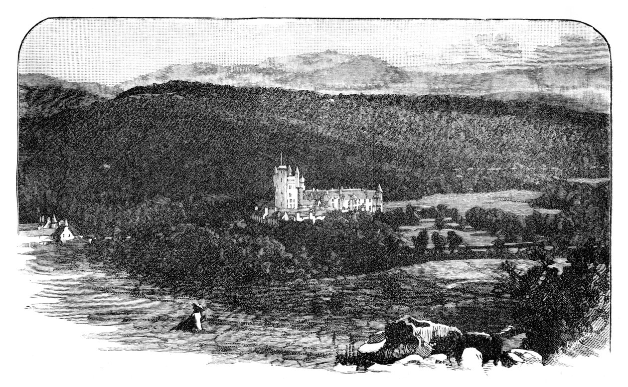 Balmoral Kasteel, Schotland door Unbekannt