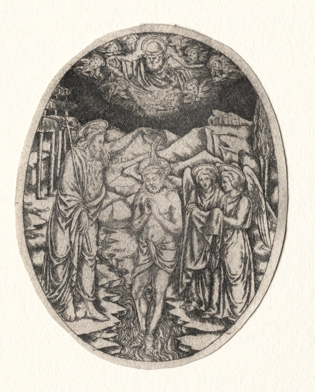 Doop van Christus, 1400s door Unbekannt