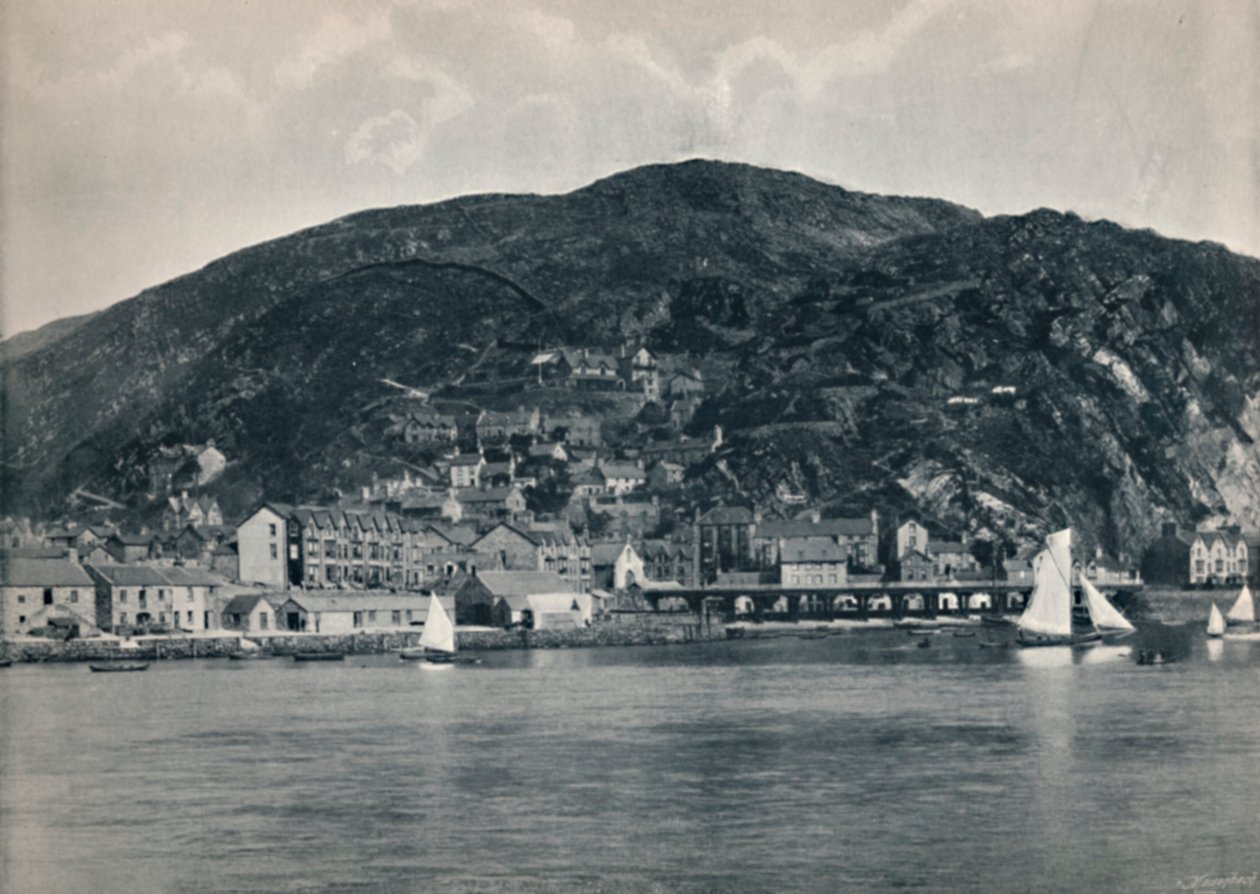 Barmouth - Uitzicht vanaf de Mawddach, met hoogten door Unbekannt