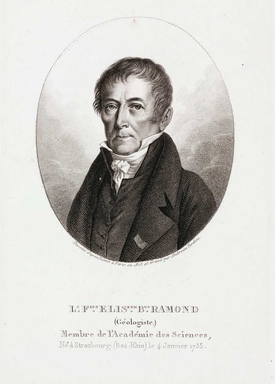 Baron Louis Francois Ramond de Carbonnieres, Franse geoloog door Unbekannt