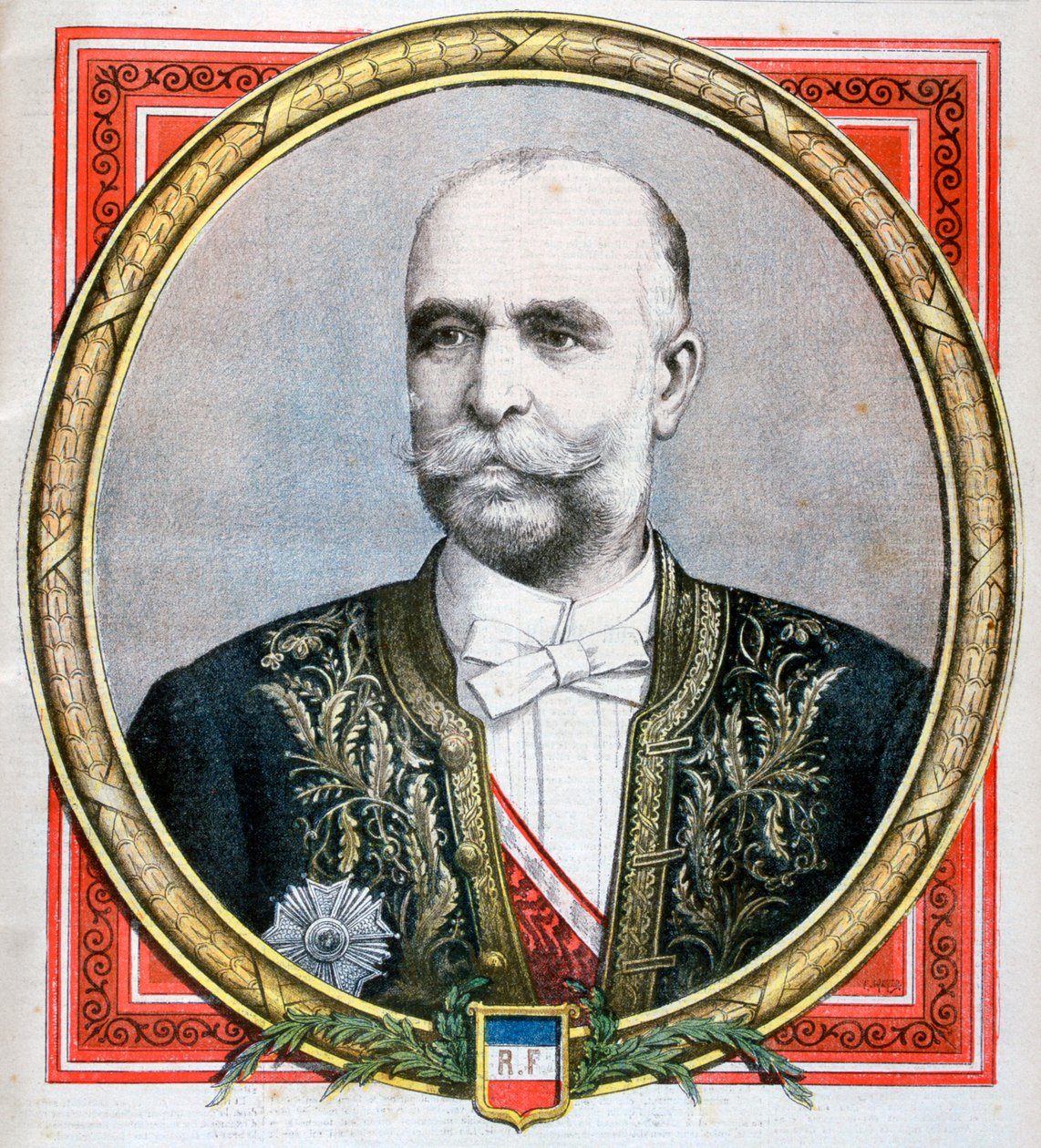 Baron de Courcel, de Franse ambassadeur in Londen, 1894 door Unbekannt