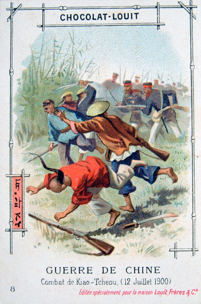 Slag bij Kiao-Tcheou, China, Bokseropstand, 12 juli 1900 door Unbekannt