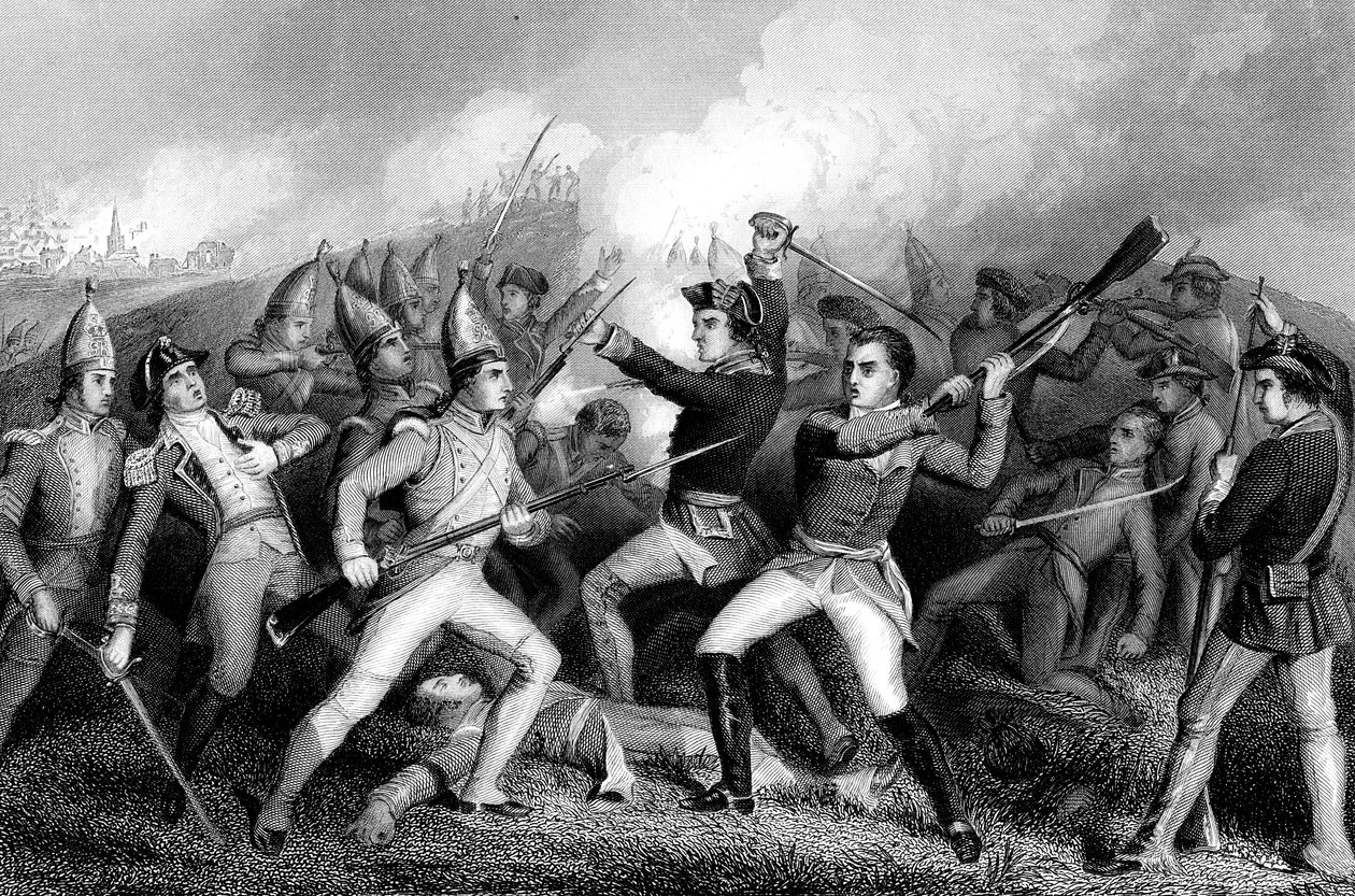 Slag bij Bennington, Vermont, Amerikaanse Onafhankelijkheidsoorlog, 16 augustus 1777 door Unbekannt