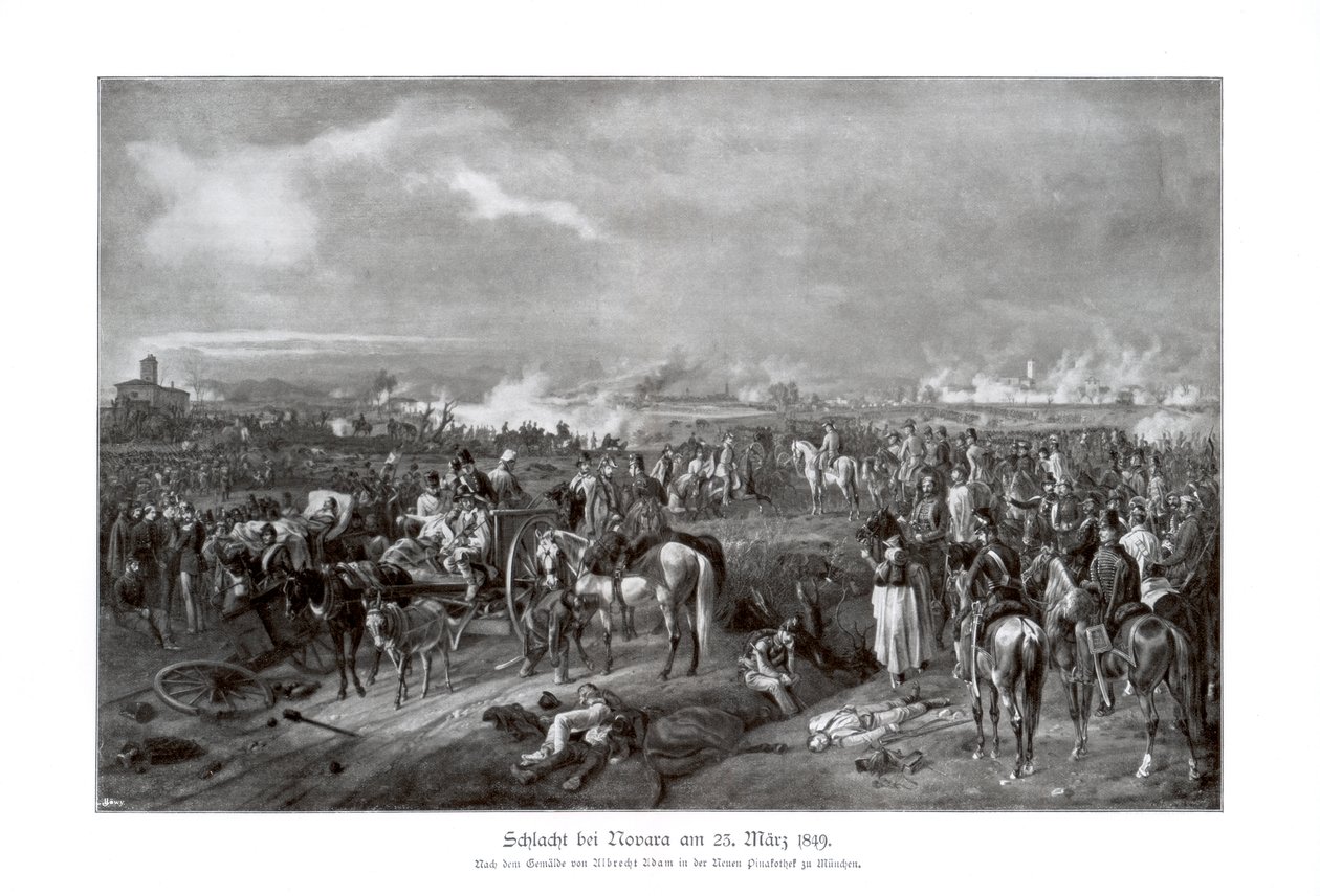 Slag bij Novara, Italië, 23 maart 1849, 1900 door Unbekannt