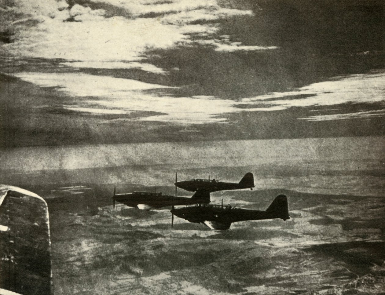 Slagvelden terugkerend van een inval, 1939-1940, 1941 door Unbekannt