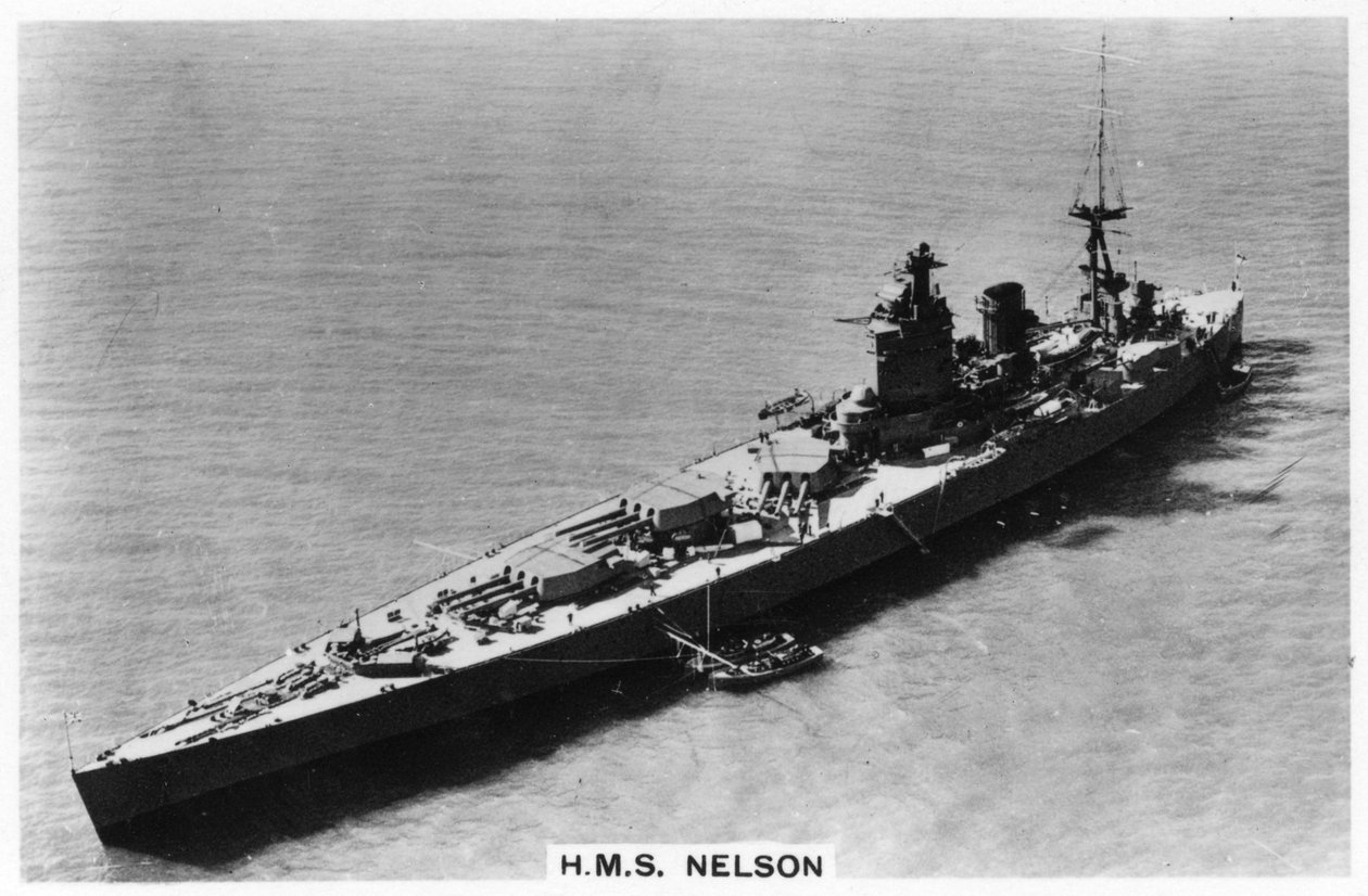 Slagschip HMS Nelson, 1937 door Unbekannt