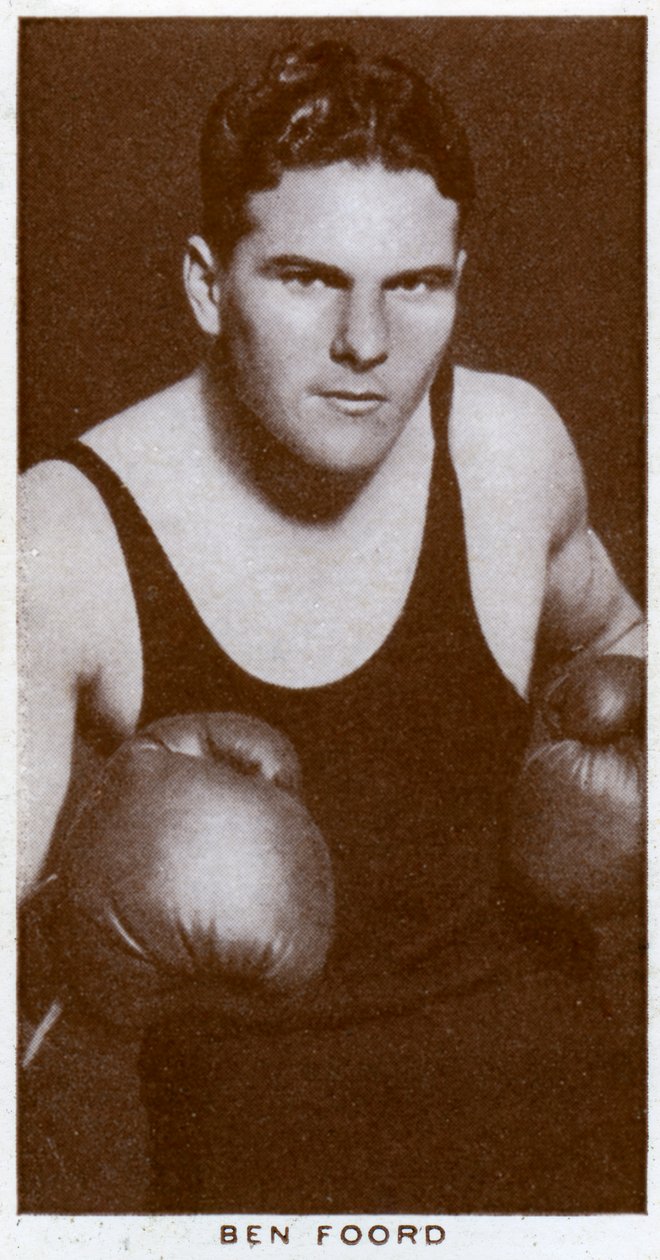Ben Foord, Zuid-Afrikaanse bokser, 1938 door Unbekannt