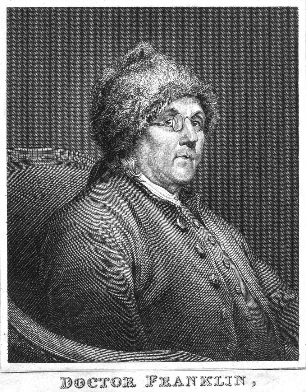 Benjamin Franklin, Amerikaanse wetenschapper, uitvinder en staatsman, laat 18e eeuw door Unbekannt