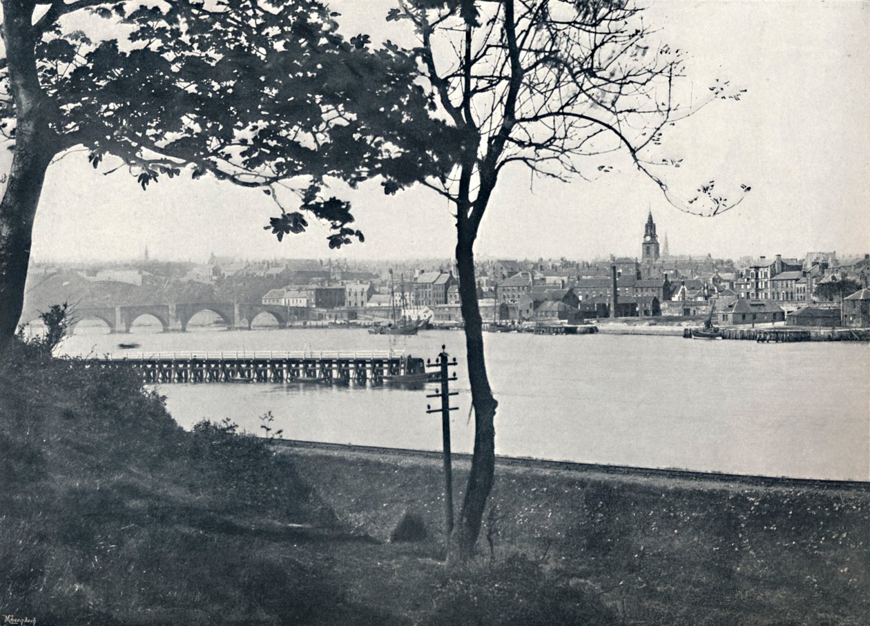 Berwick - Vanaf Spittal, Berwick-brug Tonend door Unbekannt