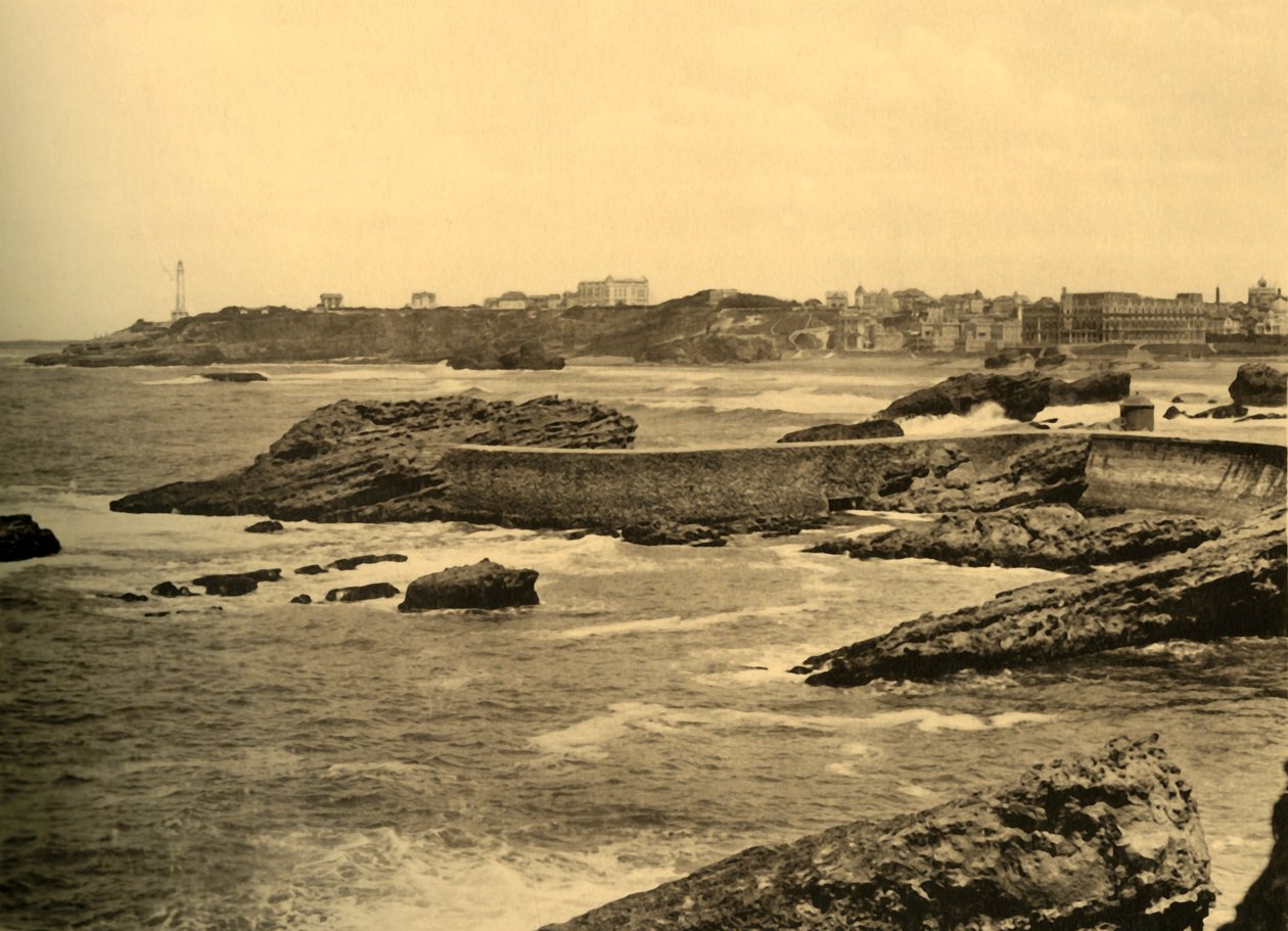 Biarritz - La Digue de la Cafetiere, ca. 1930 door Unbekannt
