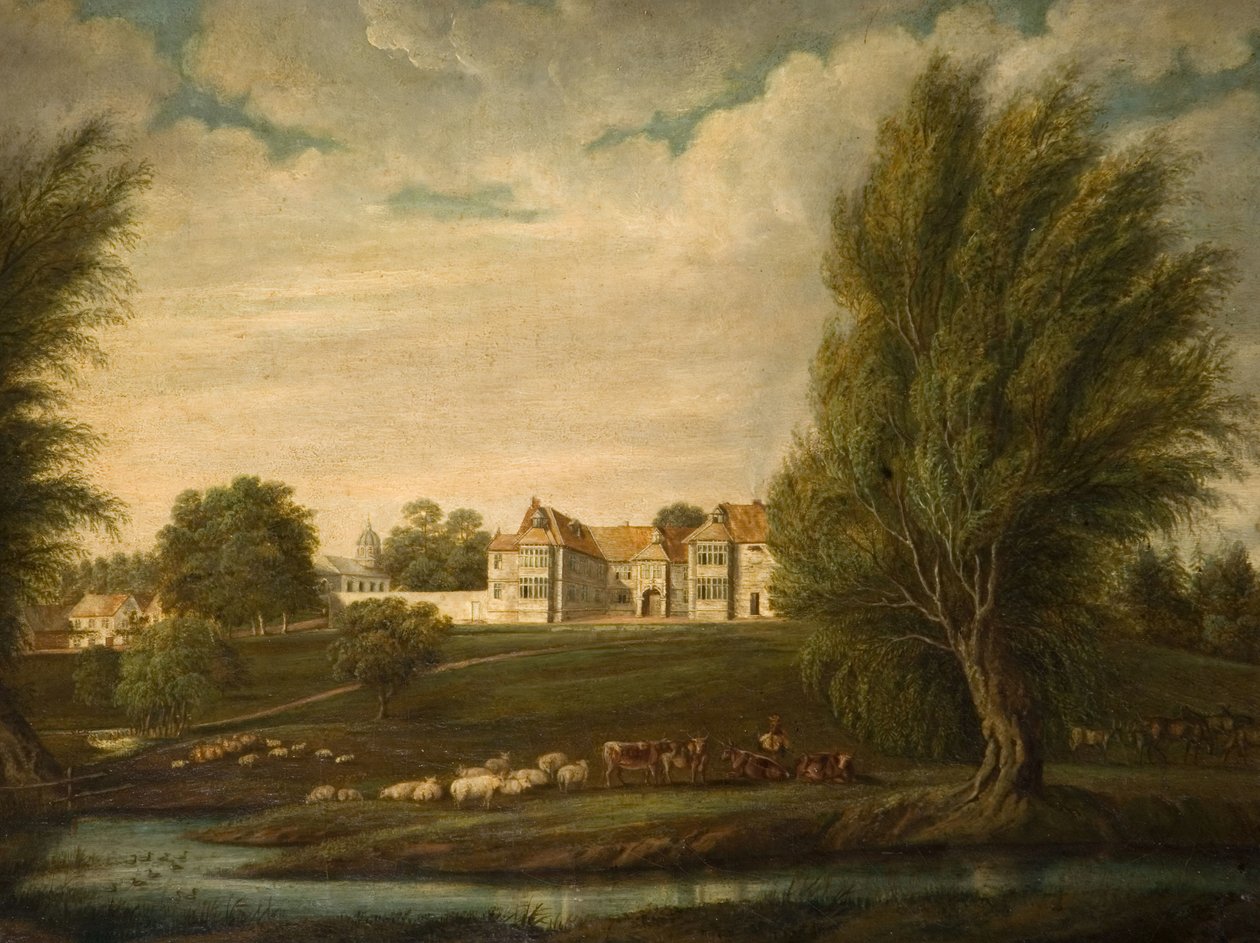 Birdingbury Hall, Warwickshire, 1800 door Unbekannt