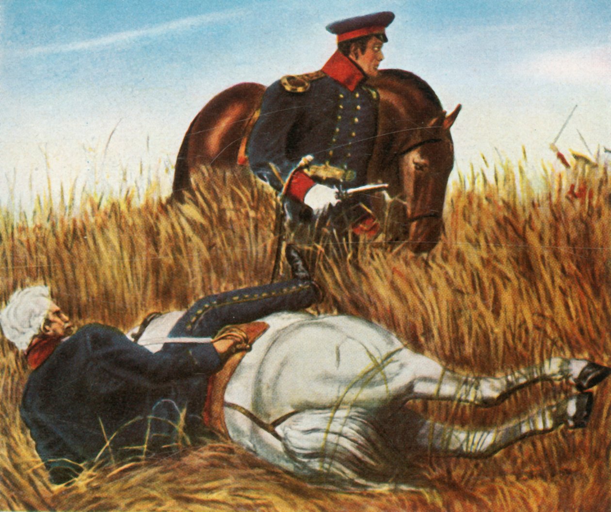 Blücher bij de Slag bij Ligny, 16 juni 1815, 1936 door Unbekannt