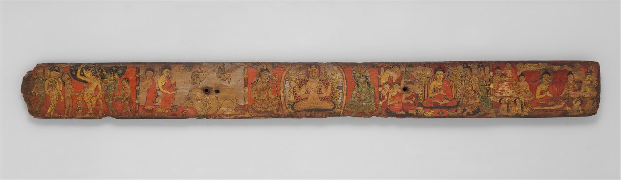 Boekomslag van een manuscript van de Ashtasahasrika Prajnaparamita Sutra, 10e-11e eeuw door Unbekannt
