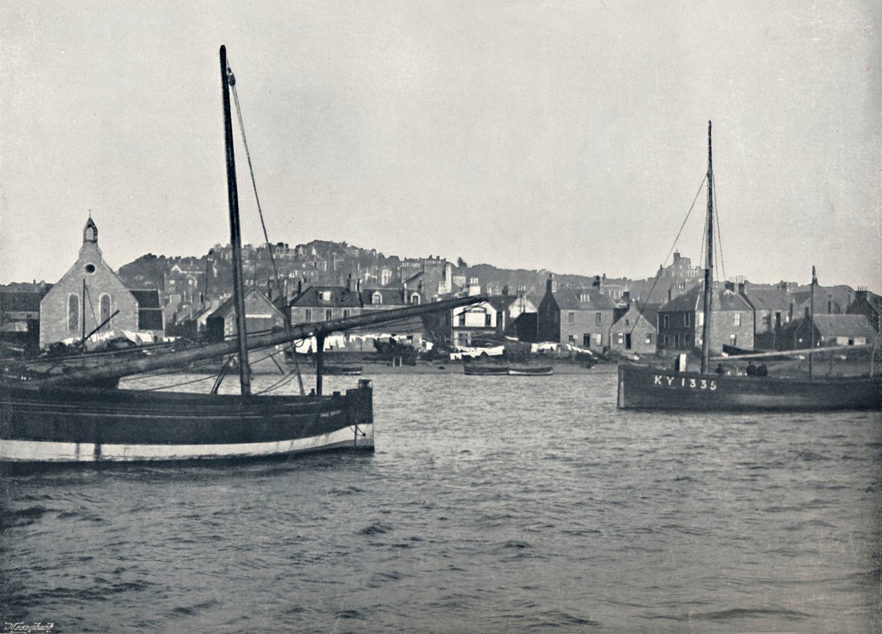 Broughty Ferry - Uitzicht vanaf de rivier door Unbekannt