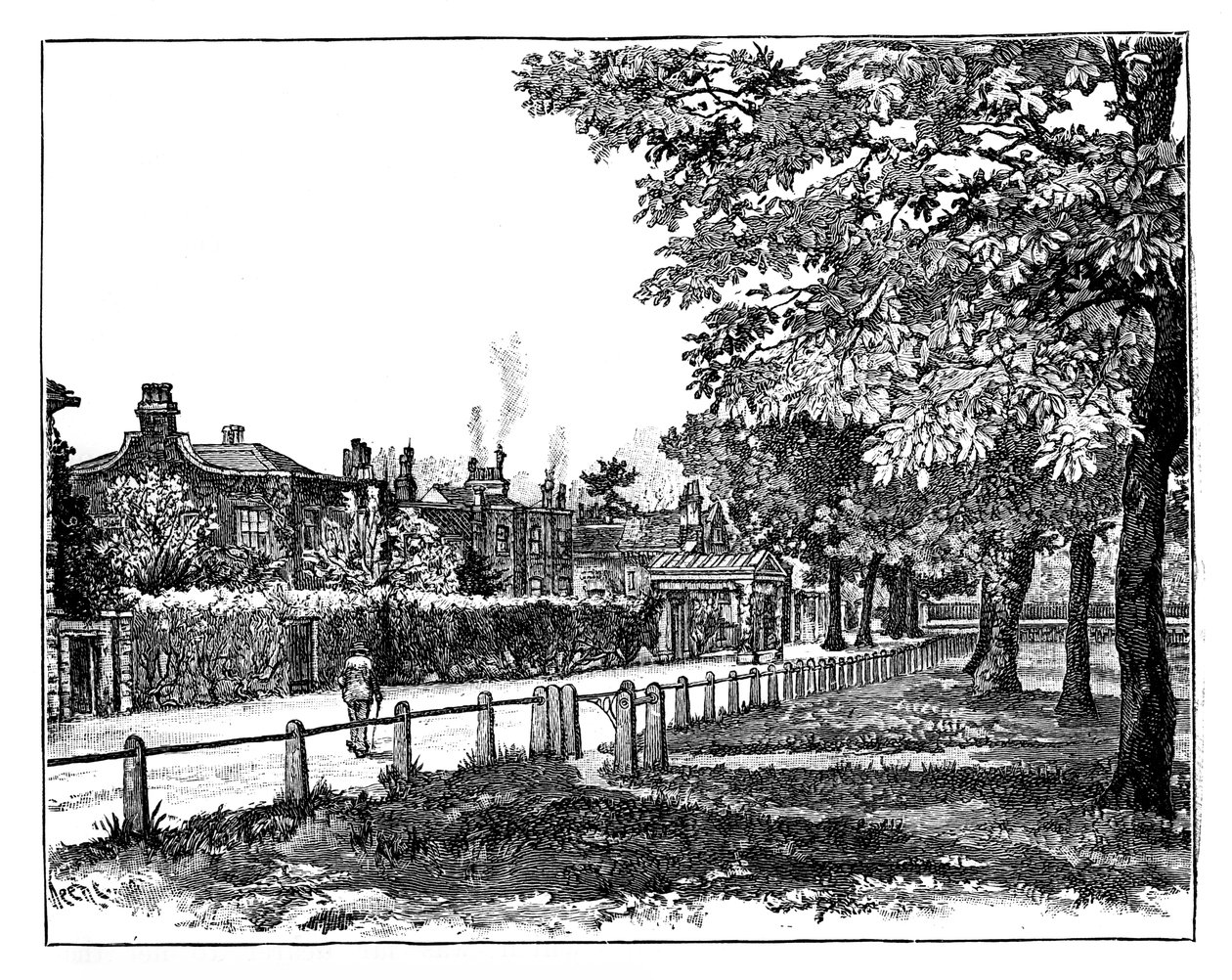 Cambridge Cottage, Kew, Londen, 19e eeuw door Unbekannt