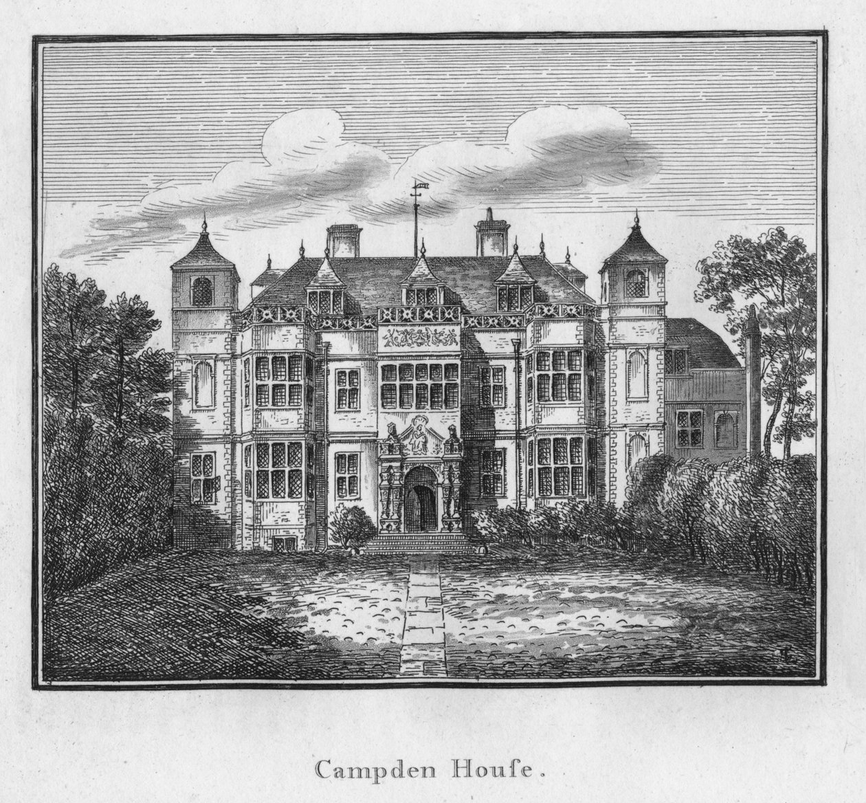 Campden House, ca. 1792 door Unbekannt