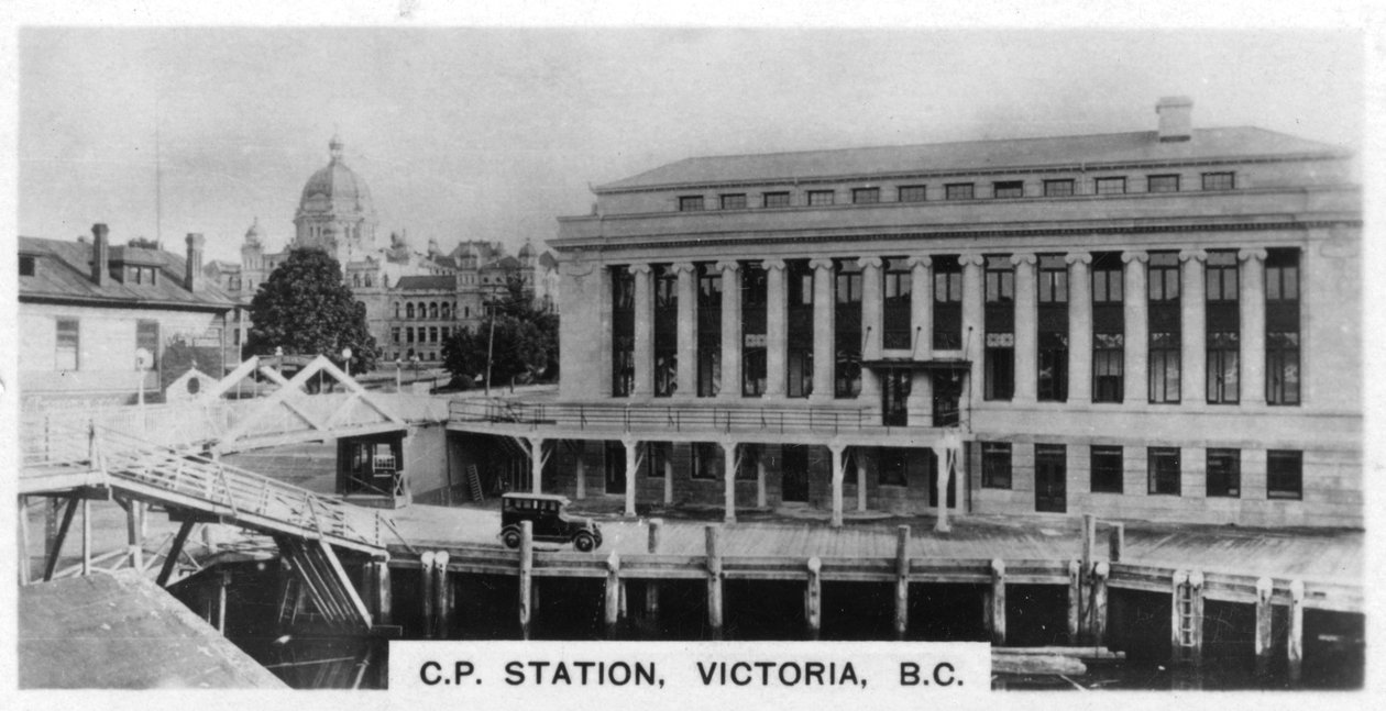 Canadian Pacific Station, Victoria, British Columbia, Canada, ca. 1920s door Unbekannt