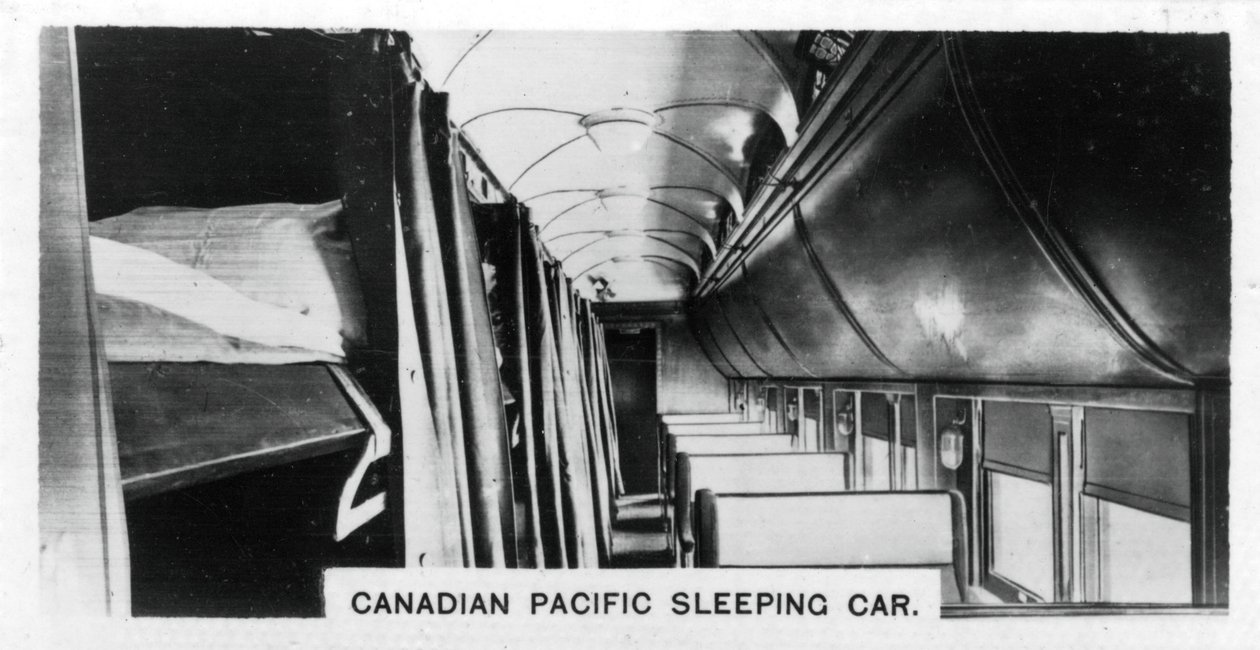 Canadian Pacific slaapwagen, Canada, ca. 1920s door Unbekannt