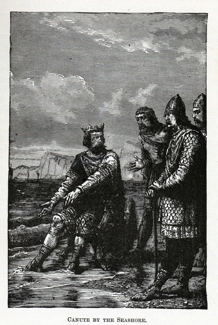 Canute aan de Kust door Unbekannt
