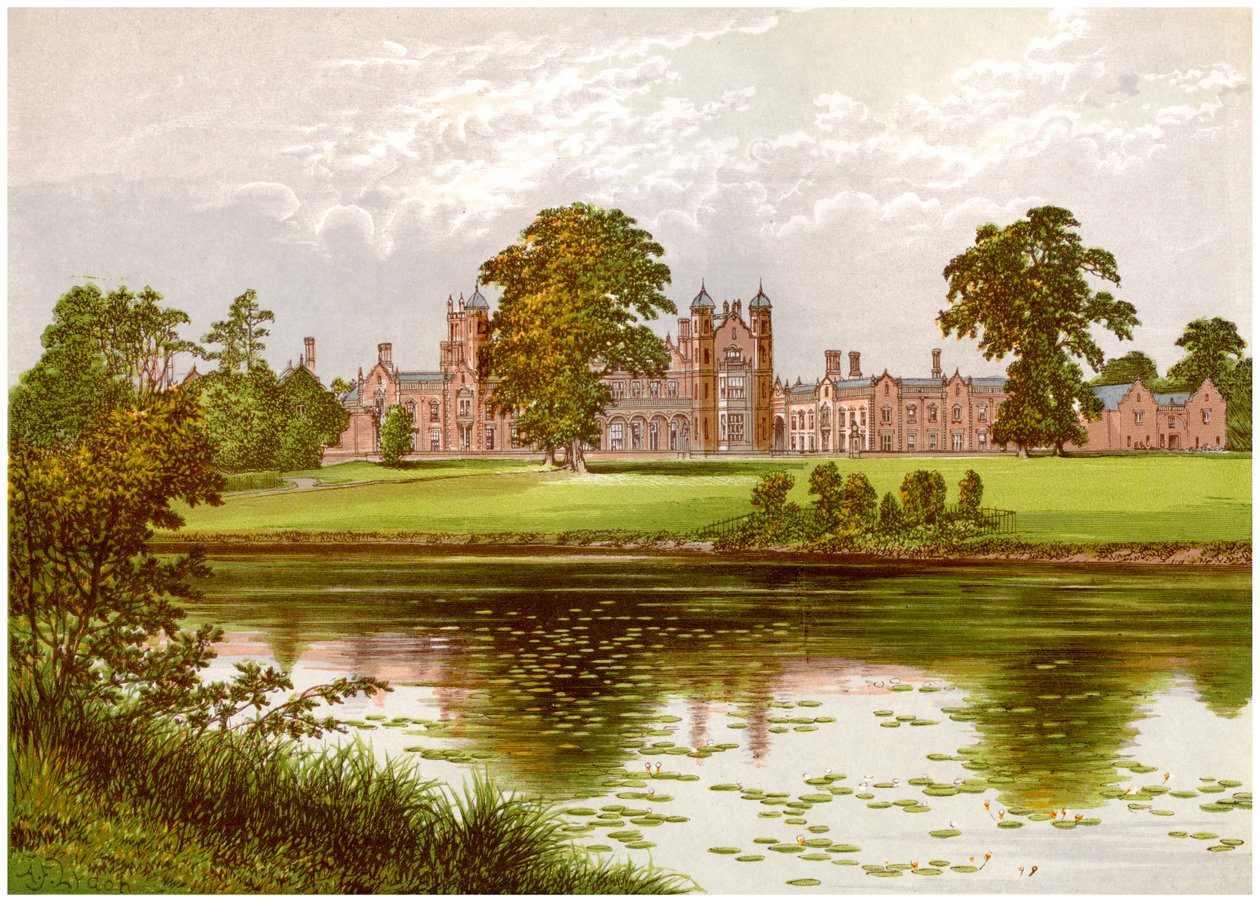 Capesthorne, Cheshire, huis van de familie Davenport door Unbekannt