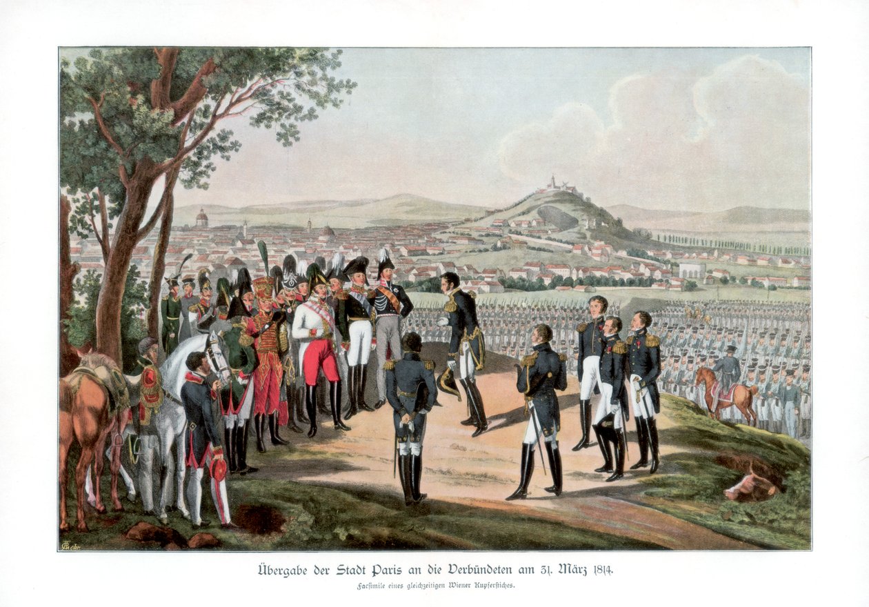 Capitulatie van Parijs, 31 maart 1814 door Unbekannt