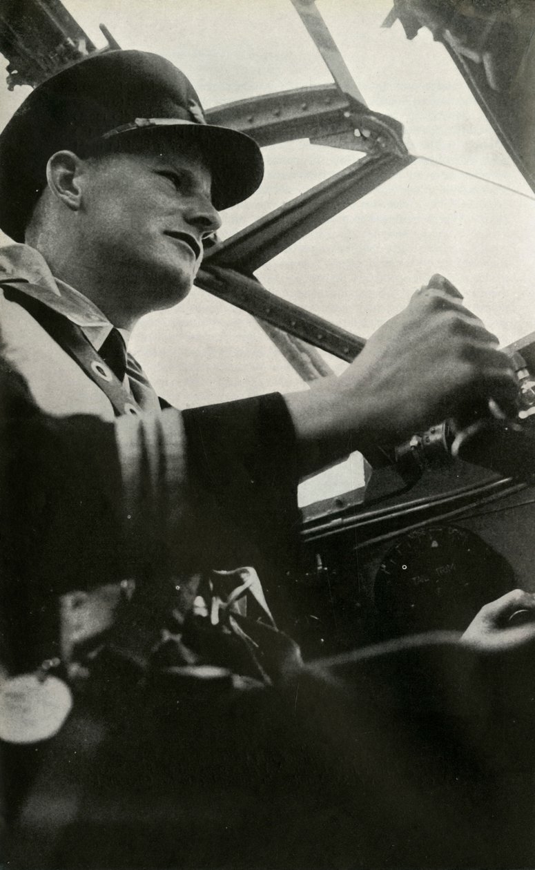 Kapitein Gilbert Rae, BOAC Mosquito piloot, Tweede Wereldoorlog, ca. 1939-ca. 1944, 1946 door Unbekannt