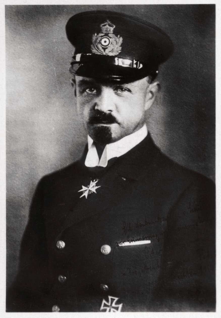 Kapitein Peter Strasser, Duitse luchtschipvlootcommandant, Eerste Wereldoorlog, 1916-1918 door Unbekannt