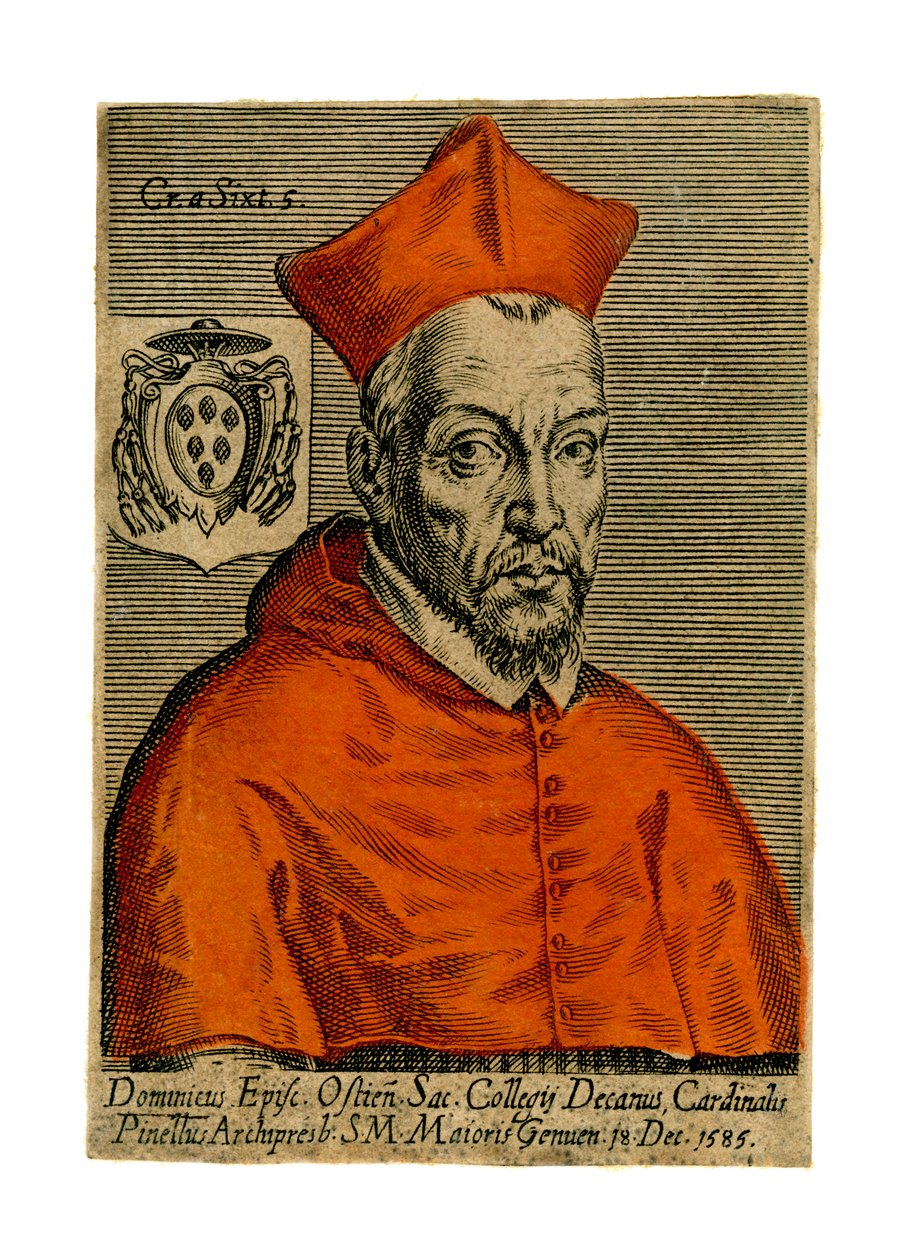 Kardinaal Pinette, 1585 door Unbekannt