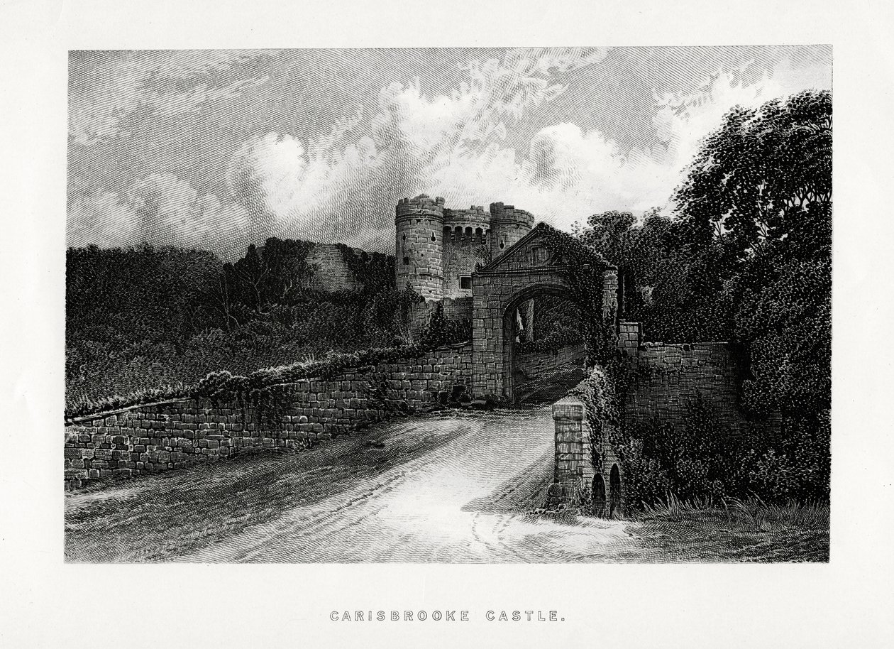 Carisbrooke Castle, Newport, Isle of Wight, 1896 door Unbekannt