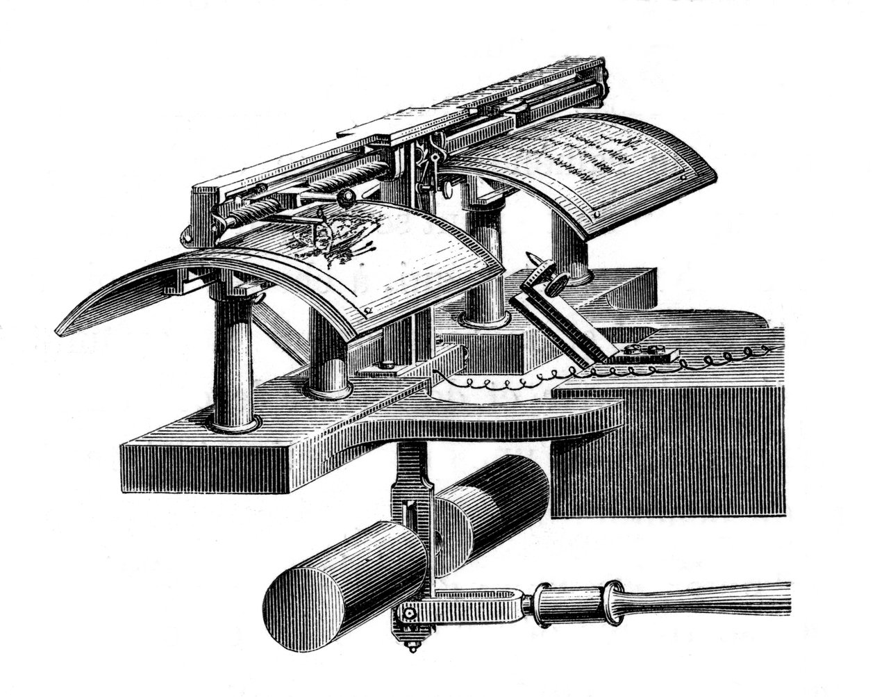 Casellis pantelegraaf, 1874 door Unbekannt