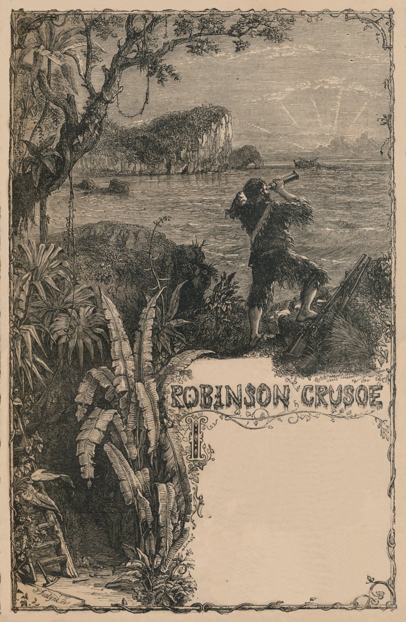 Cassells Robinson Crusoe, ca. 1870 door Unbekannt