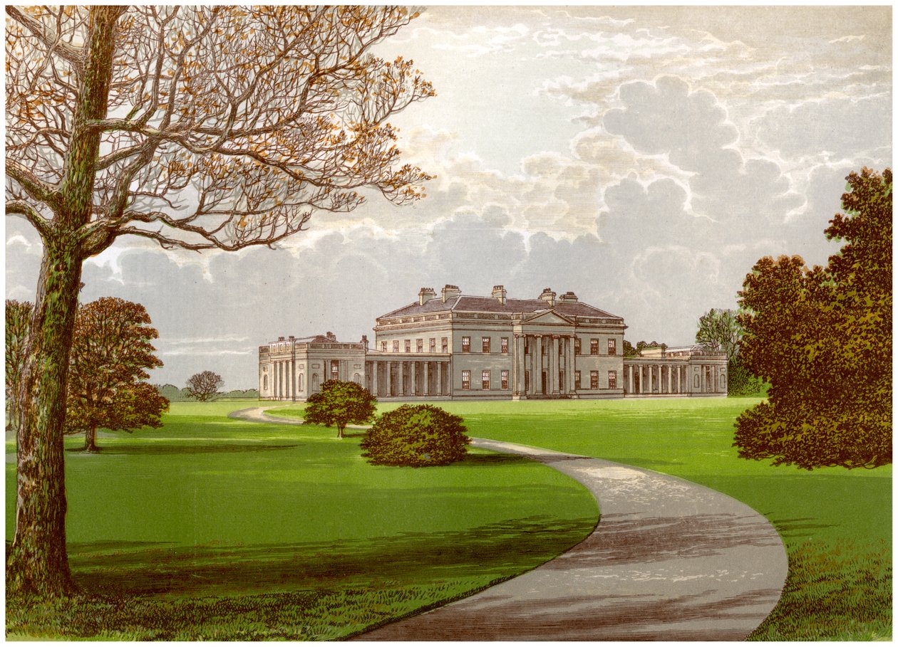 Castle Coole, Enniskillen, County Fermanagh, huis van de Graaf van Belmore, c1880 door Unbekannt