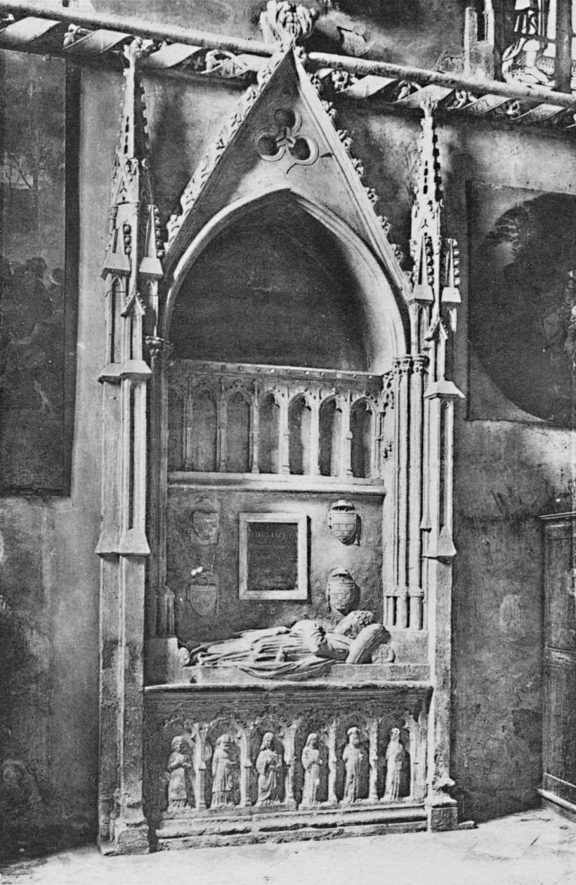 Kathedraal van Avignon - Graf van paus Benedictus XII, ca. 1925 door Unbekannt