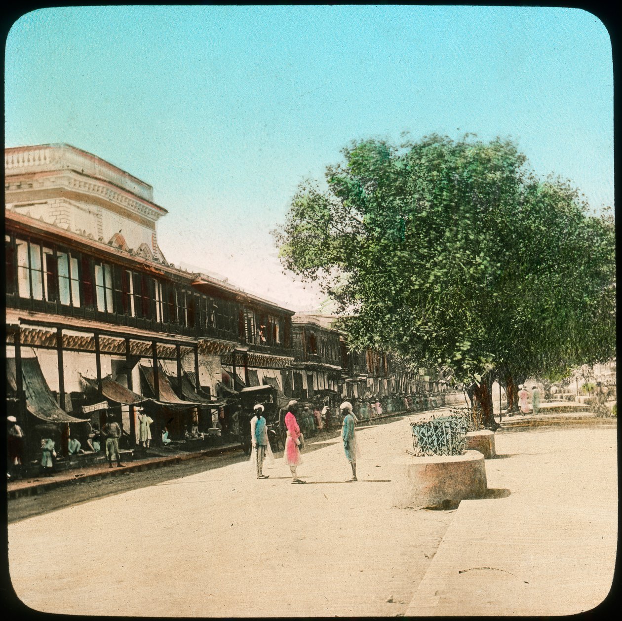 Chandni Chowk, Delhi, India, late 19e of vroege 20e eeuw door Unbekannt