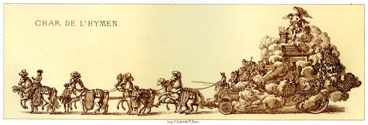 Triomfwagen van de Hymen, 1885 door Unbekannt