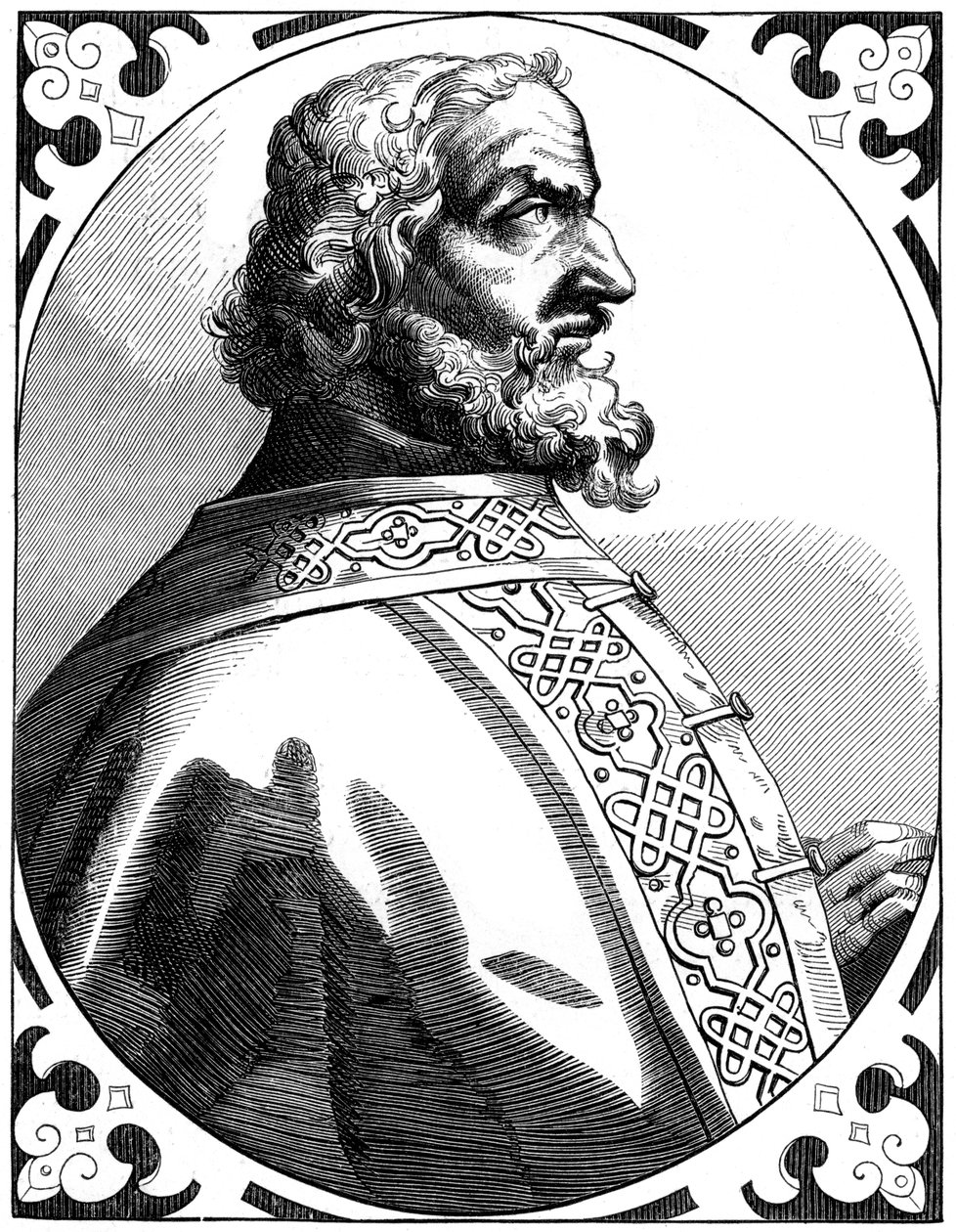 Karel de Grote 712-814, Heilige Roomse Keizer en Koning der Franken, 16e eeuw 1849 door Unbekannt