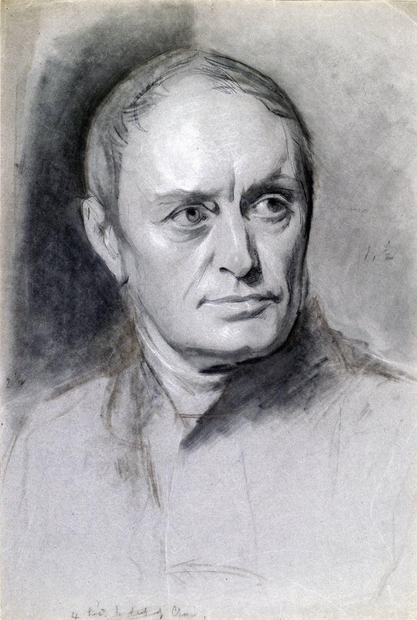 Charles Babbage, wiskundige en pionier in de informatica, ca. 1840 door Unbekannt
