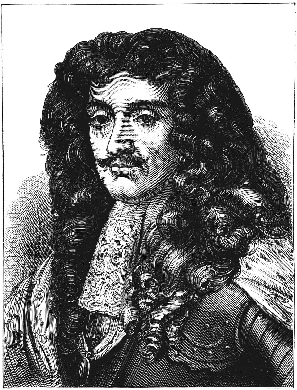 Karel II, koning van Groot-Brittannië en Ierland door Unbekannt