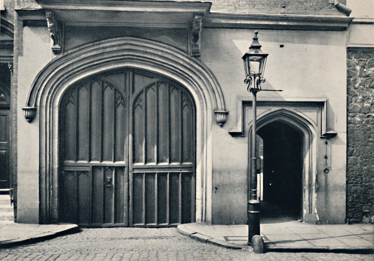 Charterhouse. Exterieur van de ingangspoort door Unbekannt