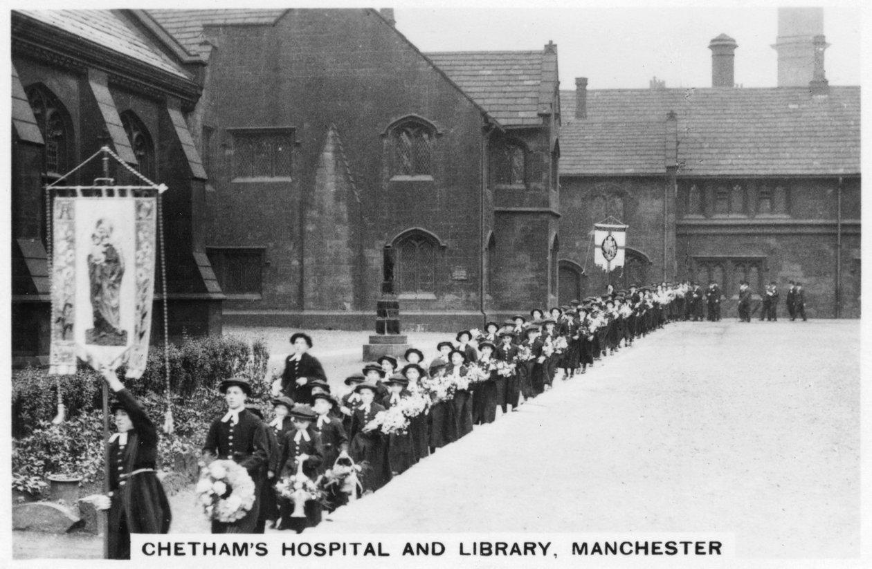 Chethams Ziekenhuis en Bibliotheek, Manchester, 1937 door Unbekannt