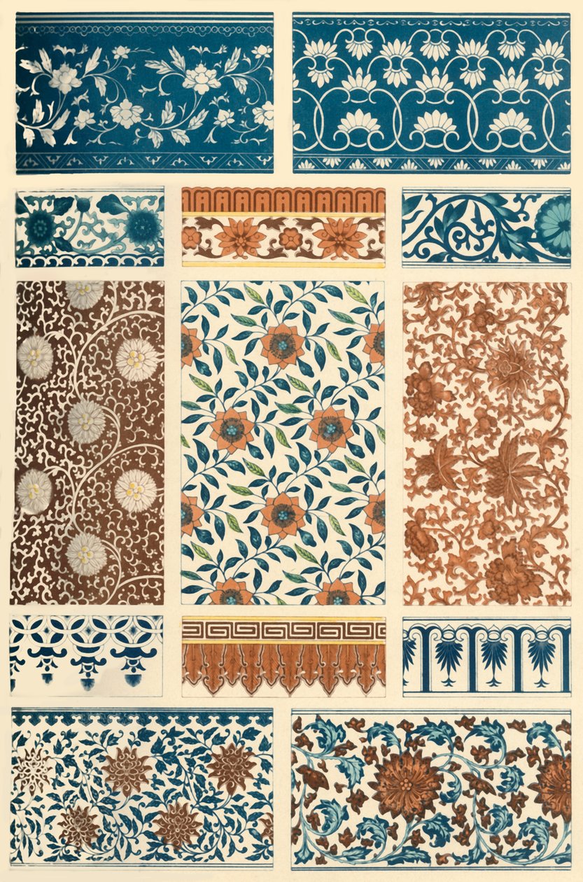 Chinese schilderij, 1898 door Unbekannt
