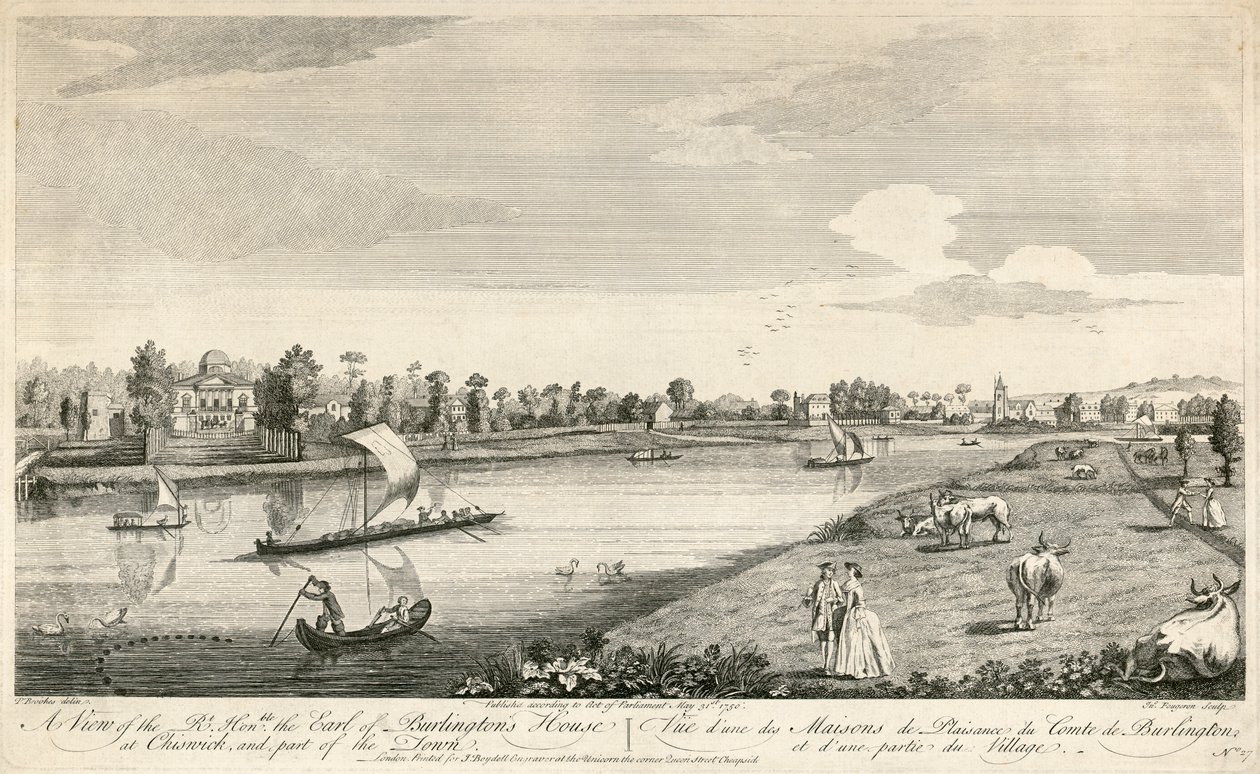 Chiswick House, Londen door Unbekannt