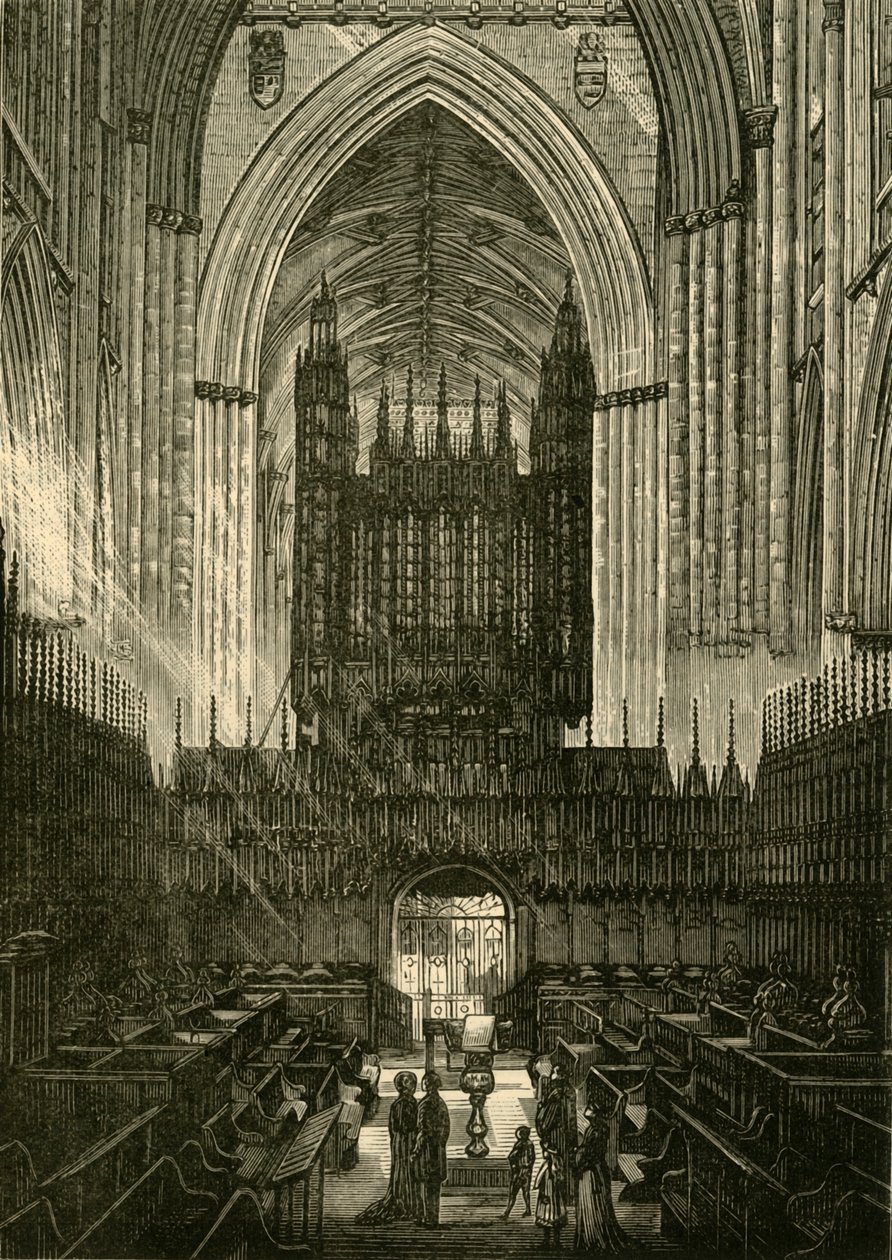 Koor van York Minster door Unbekannt