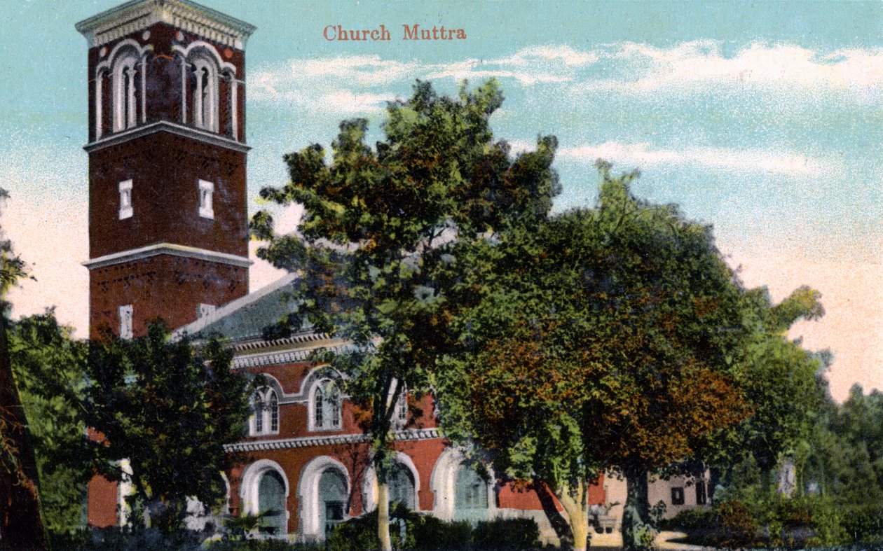 Christ Church, Muttra, India door Unbekannt