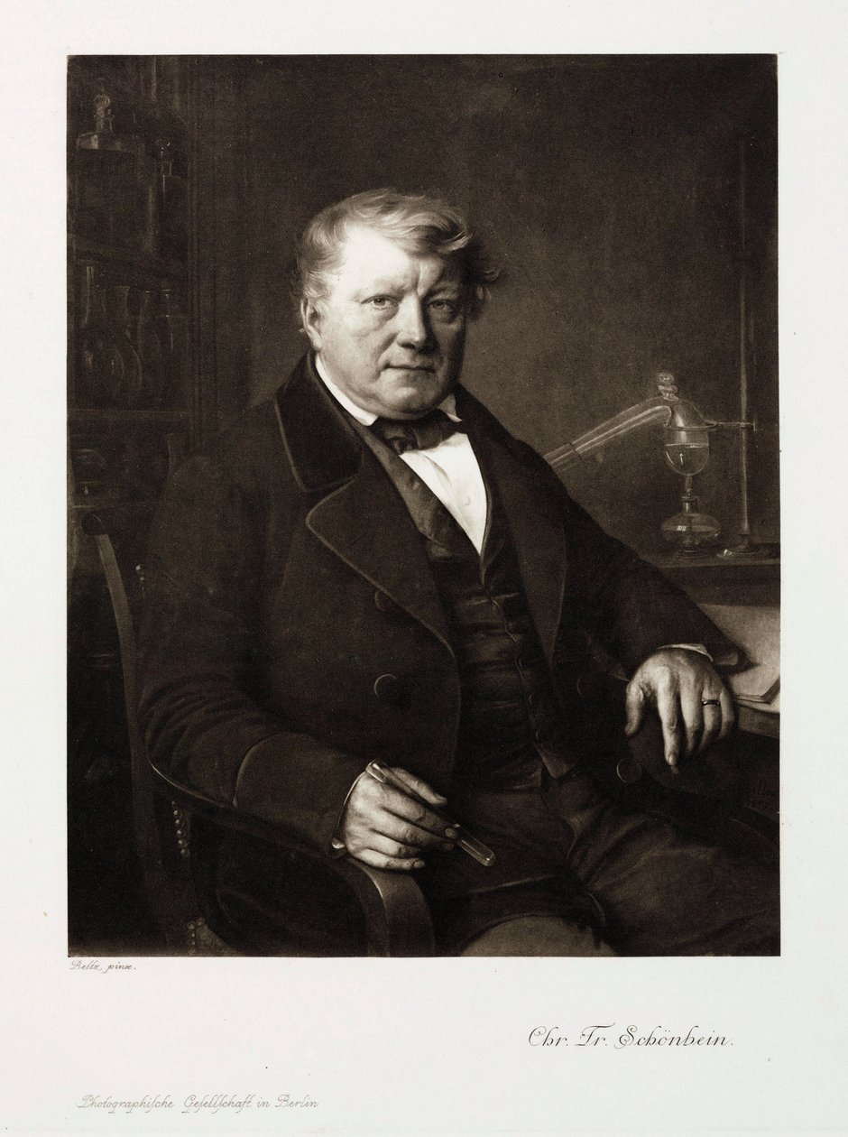 Christian Friedrich Schonbein, Duitse chemicus, ca. 1860 door Unbekannt