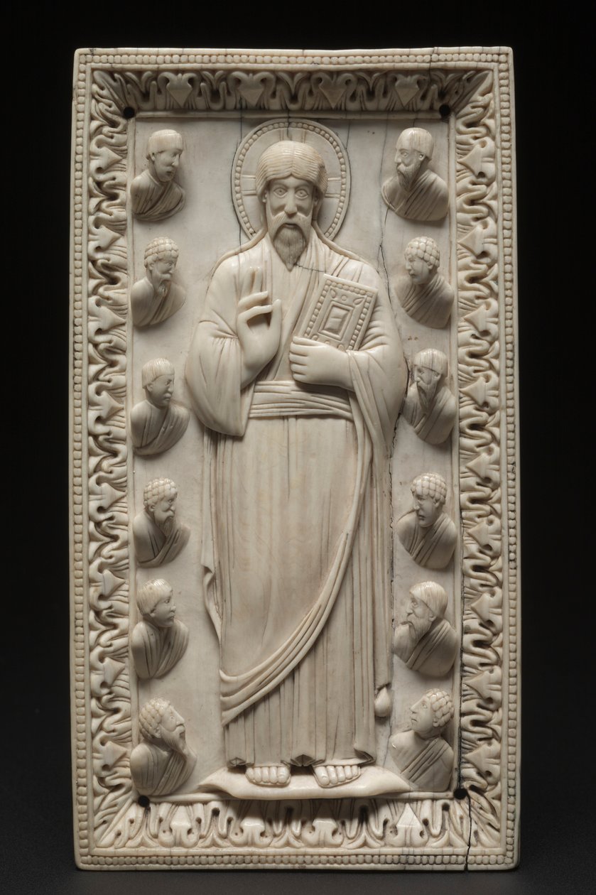 De Missie van Christus aan de Apostelen, c. 970-980 door Unbekannt