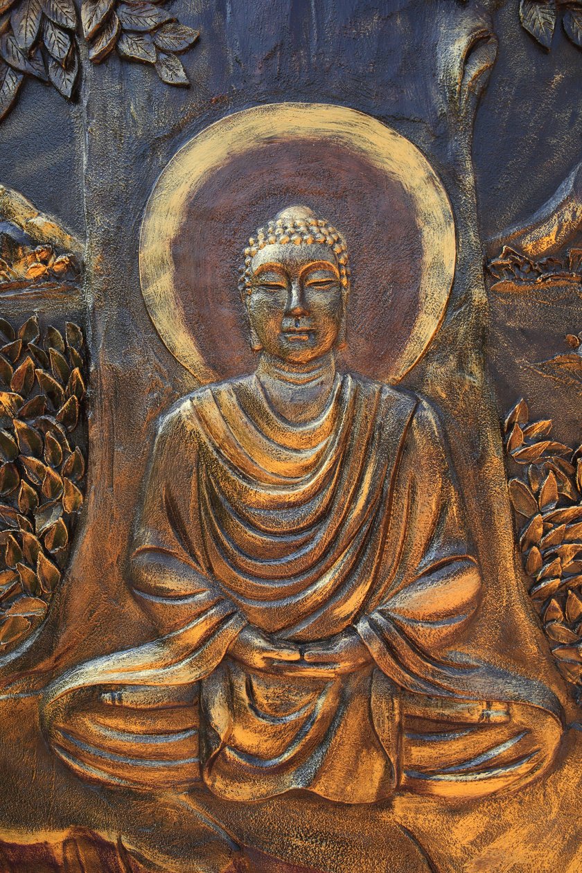 Shakyamuni Boeddha in meditatiehouding. Thay Ninh. Vietnam door Unbekannt