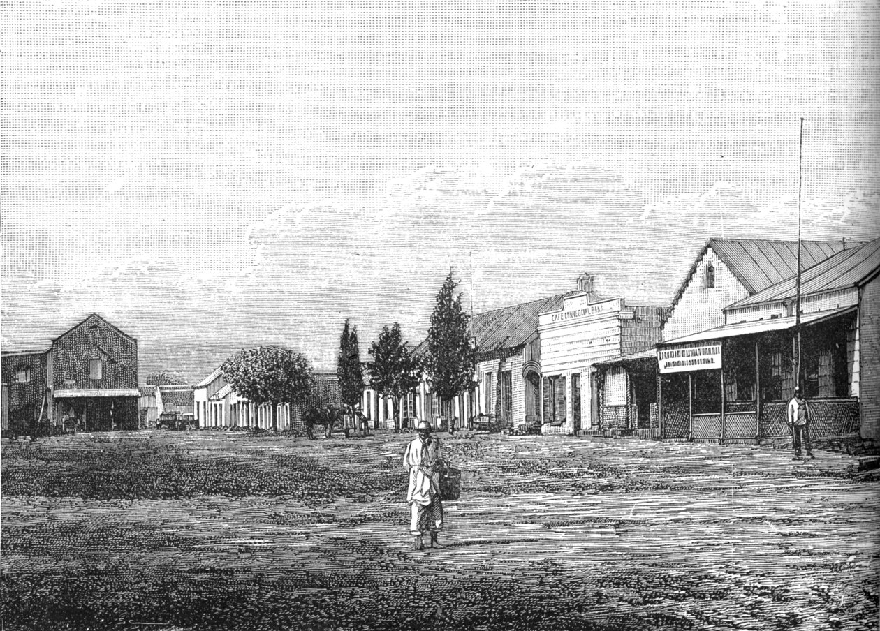Kerkplein, Pretoria, ca. 1880s door Unbekannt